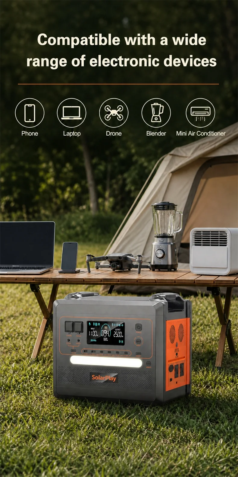 dc usb output 2h fast charge ups solar panel-4