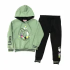 Girls Set Sets Winter Girls Fleece Hoodie Jogger Kid Winter Clothing Set Custom Casual Track Suits Clothing Sets