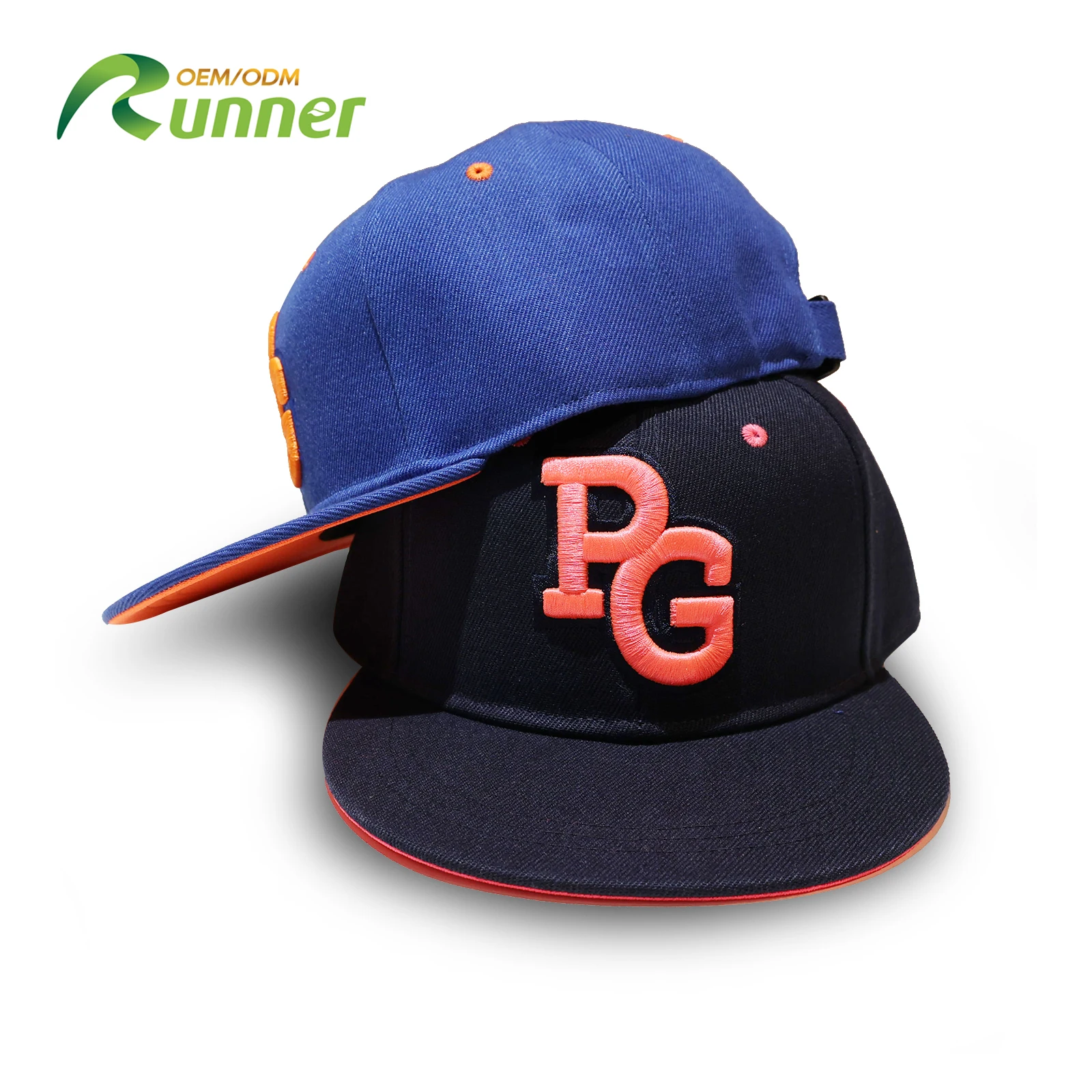 Runner Oem Odm Vintage Custom Baseball Snapback Caps Fitted