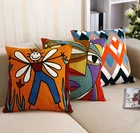 Cover Sofa Armchair Cushion Cover Home Office Bedside Wool Embroidery Lovely Home Comfortable Cushion Cover