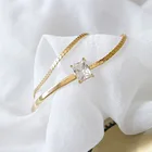 Jewellery Diamond Sterling Silver 925 Jewellery Bracelets Simple Temperament Diamond Tennis Bracelet Bracelet