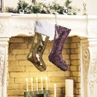 Christmas Hot Selling Handmade Embroidery Piece Christmas Ornaments Socks Xmas Christmas Decorative Stocking