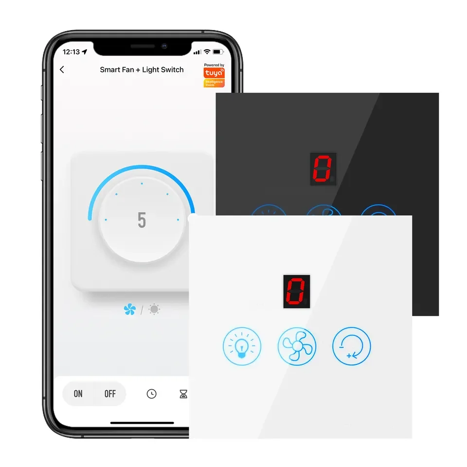 Speed Wifi Touch Fan, SZMYQ, Wall - detail 2