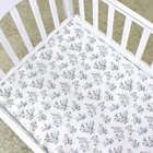 Sheet Bed 100% Cotton Baby Fitted Sheet Custom Designs Elastic Fitted Sheet Standard Bed