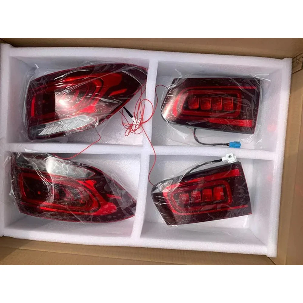 product led taillight for mercedes benz glc class w253 2016 2019 red led tail light rear lamp rear lights plug and play-6