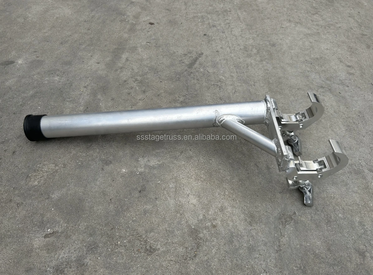 product aluminum double clamp lighting hook truss for event lighting metal material event truss display-6