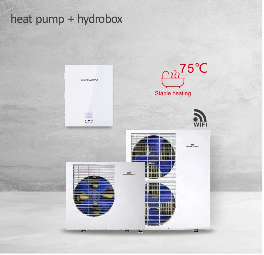 Air Source Heat Pump, EVI, Inverter, Titanium, COP - detail 6