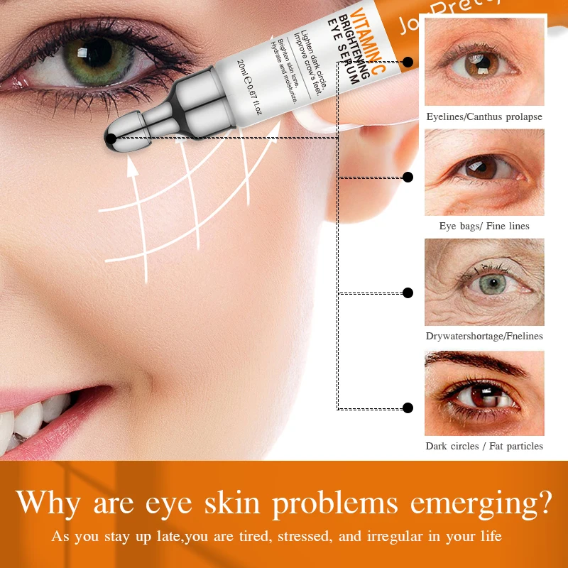 Vitamin C Remove Dark Circles Eye Serum Bags Lift Firm Brightening Eye