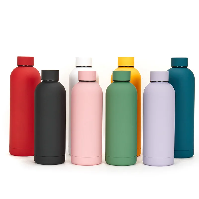 Wholesale 500ml Stainless Steel Vacuum Insulated Tumbler Double Walled Hot Cold Water Bottle with Lid Leak-Proof Sports