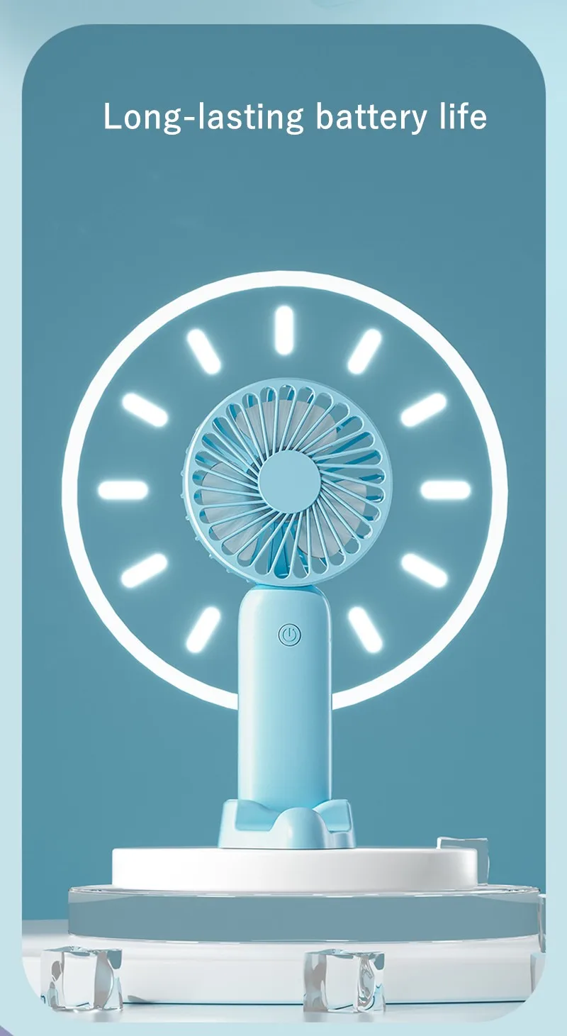Rechargeable Mini Air Fan, USB-C, Portable - detail 16