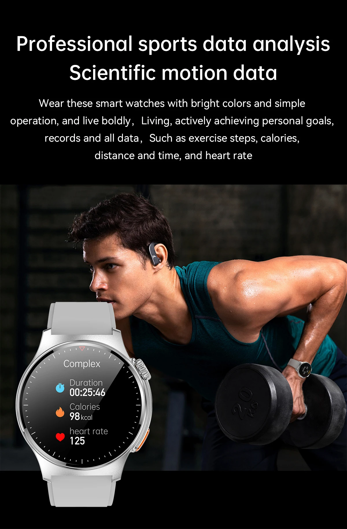 QW49 Smart Watch 1.39 Inch IPS Round Touch Screen APP Control BT Calling Health Monitoring Fitness Tracker Smartwatch With NFC