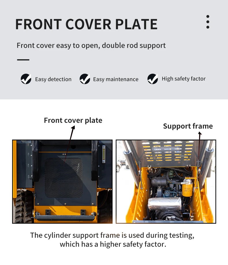 product small skid steer ht530 compact skid steer loader mini skid steer with attachment-8