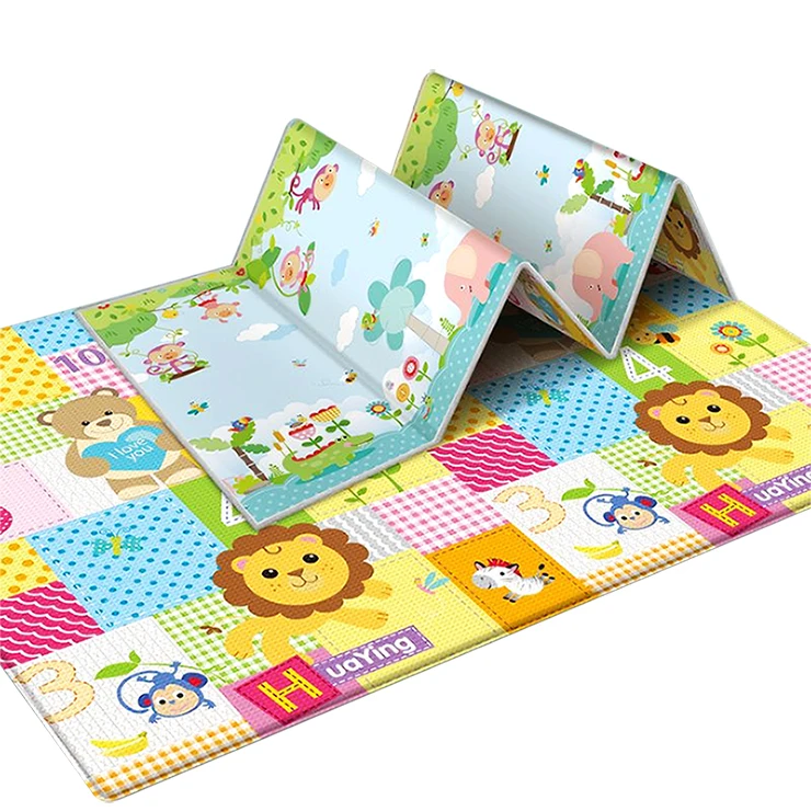 Baby Double-Sided Non-Slip Crawling Play Mat, Baby Crawling Floor Mat, Baby Floor Mat Crawling Mat