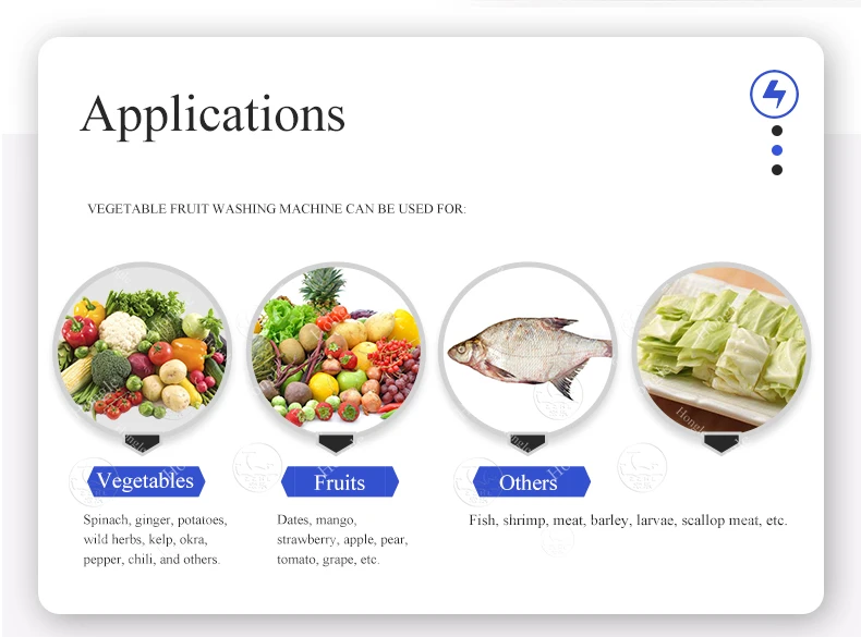 Automatic French Fries Washing Machine for Vegetables Drying Function-Cleaning Red Chilli Stone Dust Vortex Fruit Mushroom Ozone manufacture