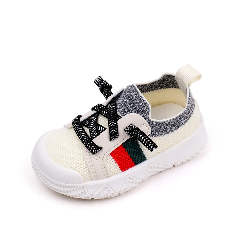 Spring & Autumn Knitted Mesh Breathable Sneakers Baby Shoes for Boys and Girls details