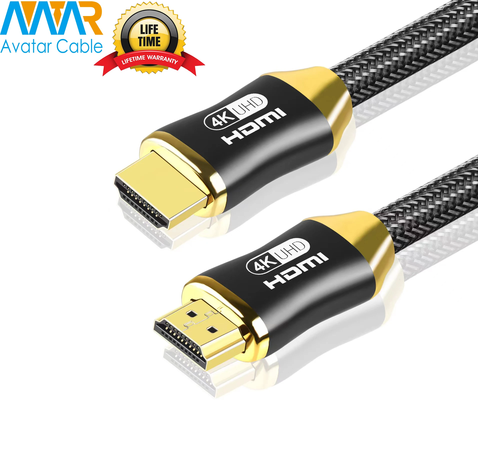 2M EXTRA LONG Gold HDMI to HDMI High Speed 1080p LCD HDTV Video Lead Cable 3D 