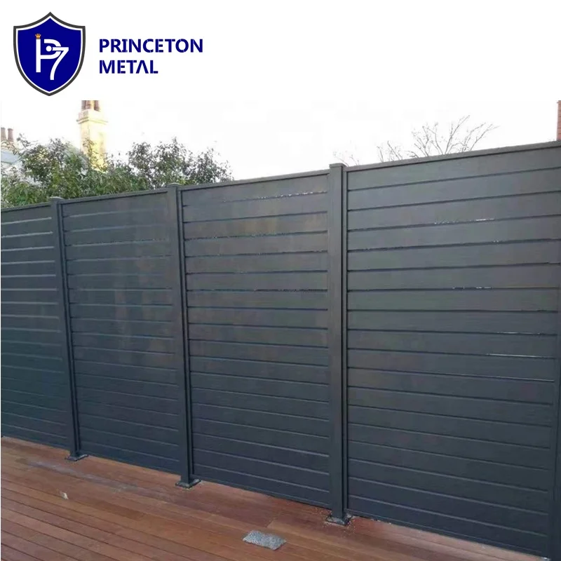 wooden fence panels horizontal