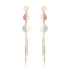 Gold Stud Red Gray Circle Link Fashion Jewelry Trendy 2021 Gold Drop Earring And Stud Earring For Women