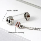 Pendant Bottle Pendant Screw- Topped Glass Tube Pendant Keepsake Cremation Ashes Holders Glass Bottle Memorial Necklace