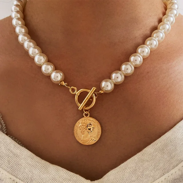 Necklaces,Jewelry Gold Coin Necklace 