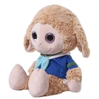 Sheep Eyes Plush White Sheep 35cm Dangling NICI Plush Toys Stuffed Animal Toys Big Crystal Eyes