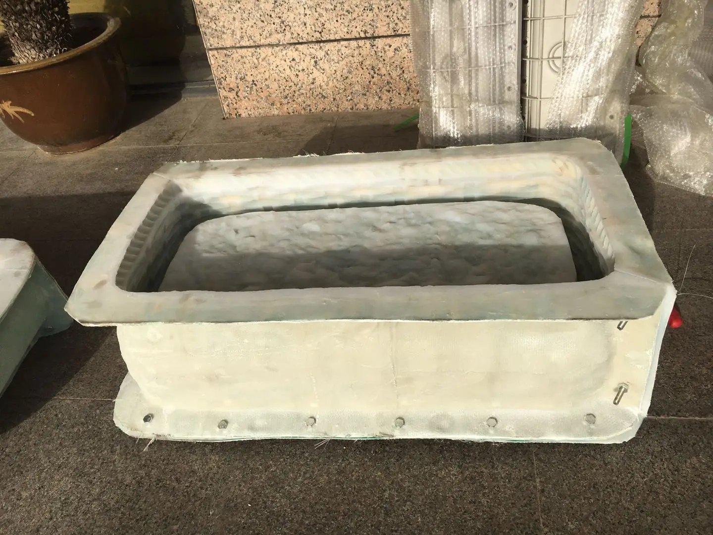 优质fr塑料花盆模具制作水泥花藤盆户外庭院花模销售