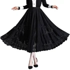 Long Skirt 2021 Fashionable Lace Chiffon Shows Thin High School Long Skirt