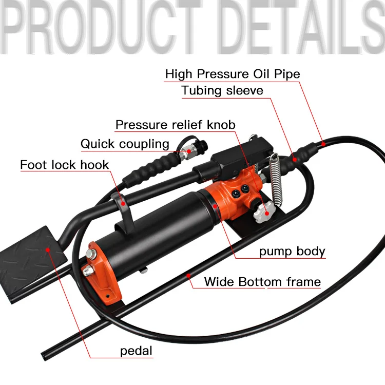 China Supply CFP-800 Single Acting Foot Operated Hydraulic Pump