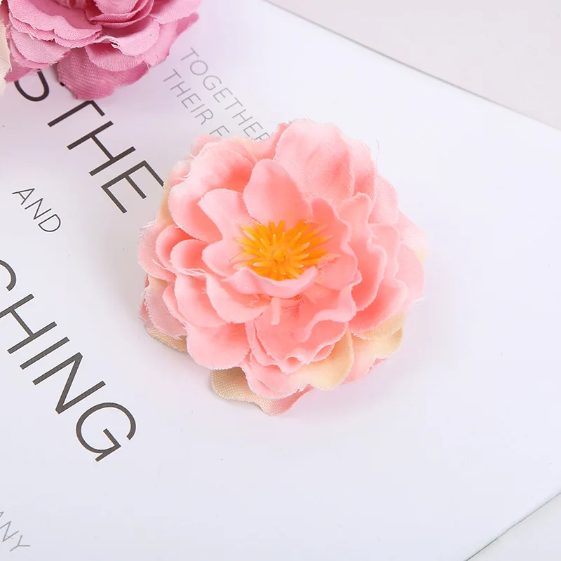 Silk Mini Camellia Flower Head Artificial 5CM Rose Head for Sale ...
