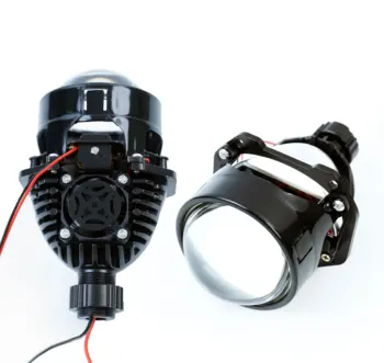 2.5-Inch Bifocal Lens Car LED Headlights Double Lamp Cup Bi LED Projector Lens