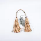 Decoration New Style Nordic Macrame Handmade Cotton Rope Hanger For Wall Decoration Home Decoration