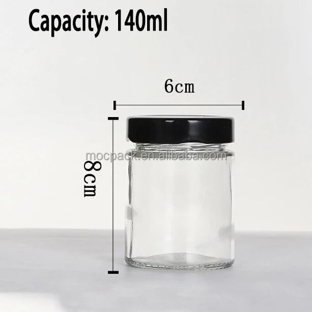 product glass jars food grade jam bottle glass jar straight sided clear glass candle jar with lid-28