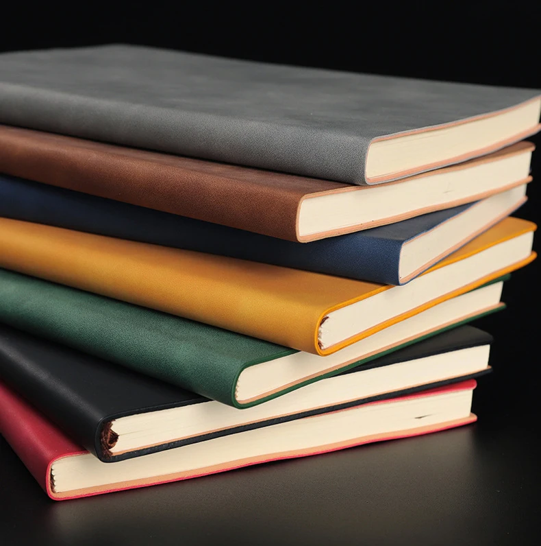 Custom logo pu leather note book planner journal diary black notebook soft cover printed logo a5 a6 b5 diary note book Custom logo pu leather note book planner journal diary black notebook soft cover printed logo a5 a6 b5 diary note book