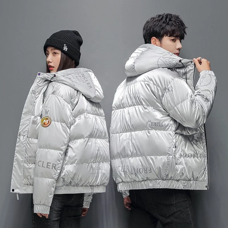 RLZCFF Winter Down Jackets for Men Women Hooded Thick Warm 90% White Duck Coats Parkas Pockets