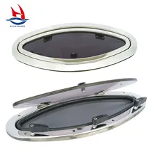 HANSE MARINE High Quality Eye Porthole Stainless Steel Boat Window Acrylic Eye Shape Opening Portlight for Boat