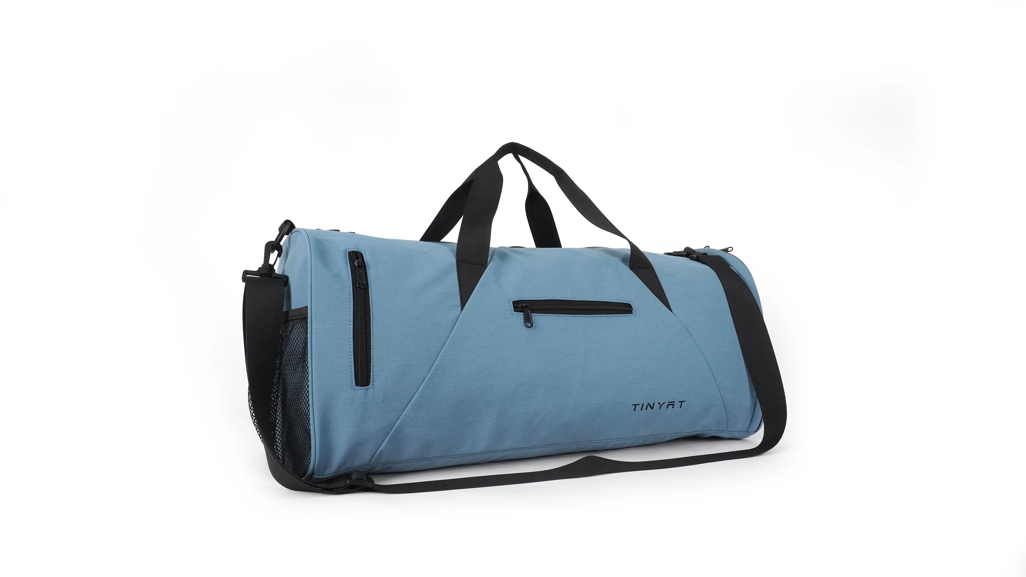 product unisex large capacity gym bag factory custom logo lightweight polyester travel suitcase with zipper closure fashion style-1
