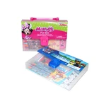 School PP Environment-friendly Plastic Transparent Crayon Box Set School Student Gift Box Stationery