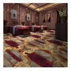 Pile Carpet Casino Entertainment Center Tufted Cut Pile Printing Geometric Custom Carpet