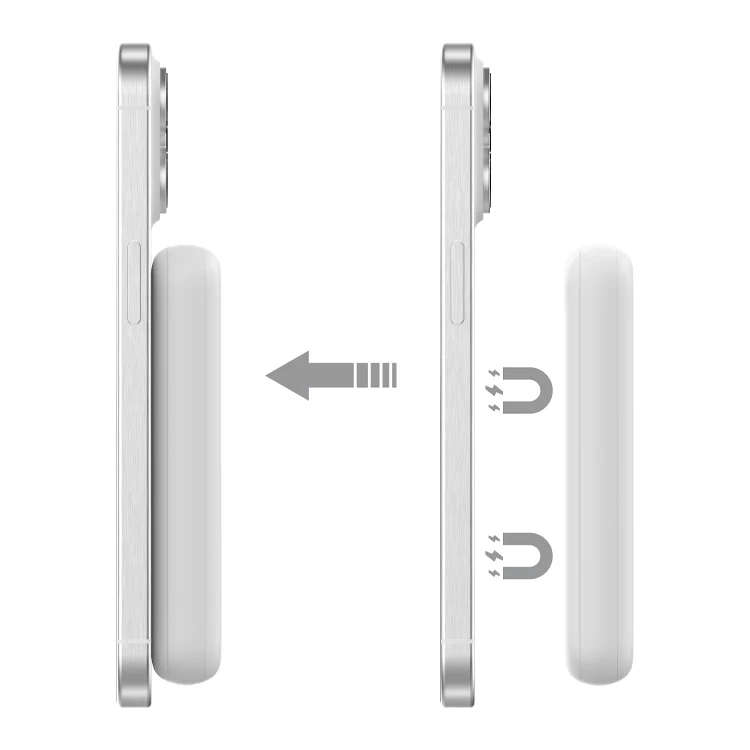 UUTEK PB191 Best Selling Products 2025 Cheap PD20W Magnetic Wireless Power Bank 10000mah for iPhone 13 14 15 16