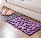 Bath Mat Bath Mat Sub I Home Simple Cobblestone Carpet Bedroom Water Absorbing Material Non Slip Bath Mat