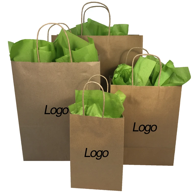 Wholesale food package bag kraft paper bag 31x25x12 for food takeaway