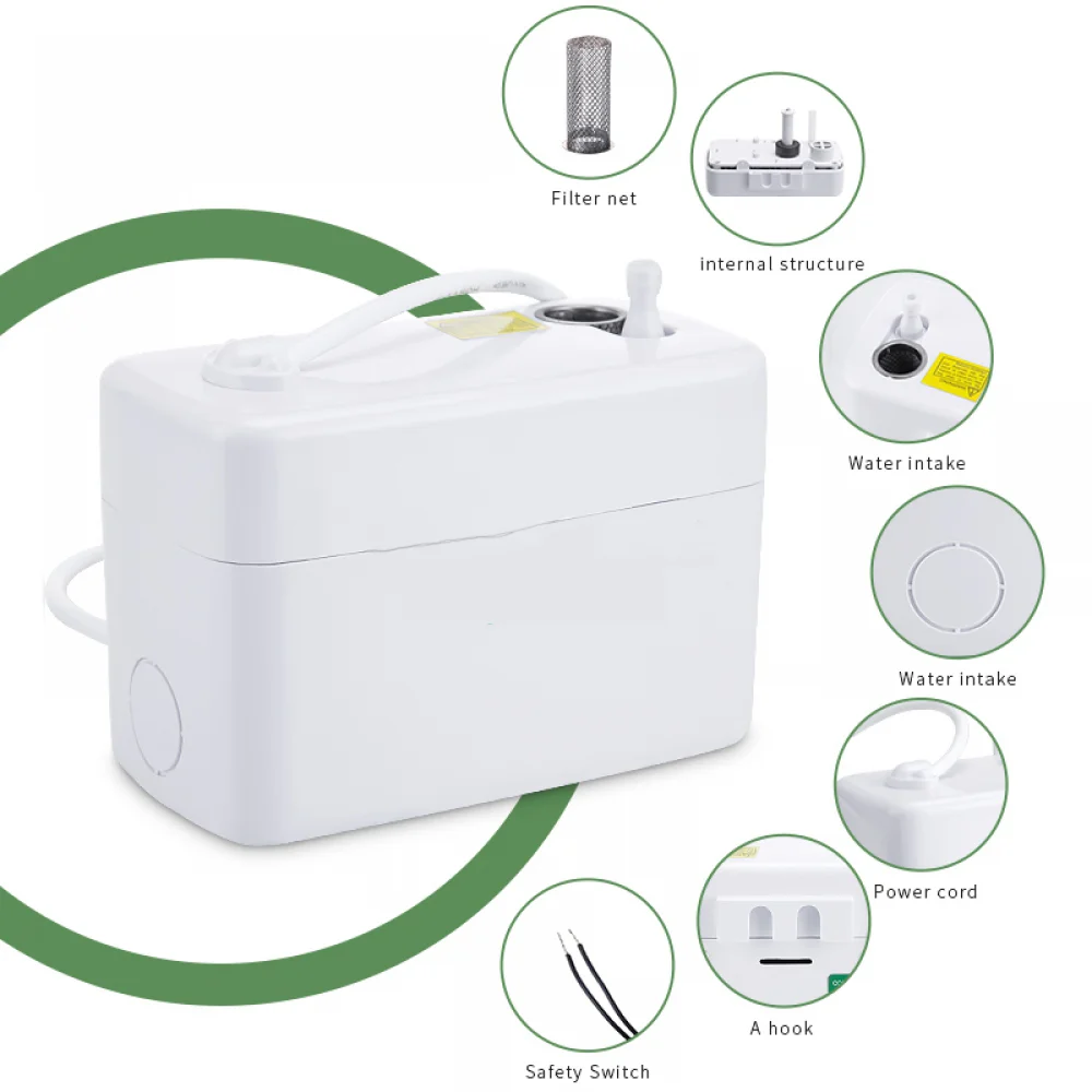 Condensate Water Pump PC-40A Electric 100-230V High Lift Drain Pump for Air Conditioner 15KW Mini Split Air Conditioning Fitting 7 H69835fa99fbf4dcf986fe4082083789cF