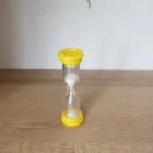 Nautical Brass PE Big Nautical Brass Hourglass Sand Toy With Blue Sand