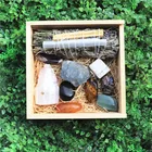 Crystal Crystals Healing Custom Logo Gift Box 7 Chakra Healing Stone Crystal Set For Meditation