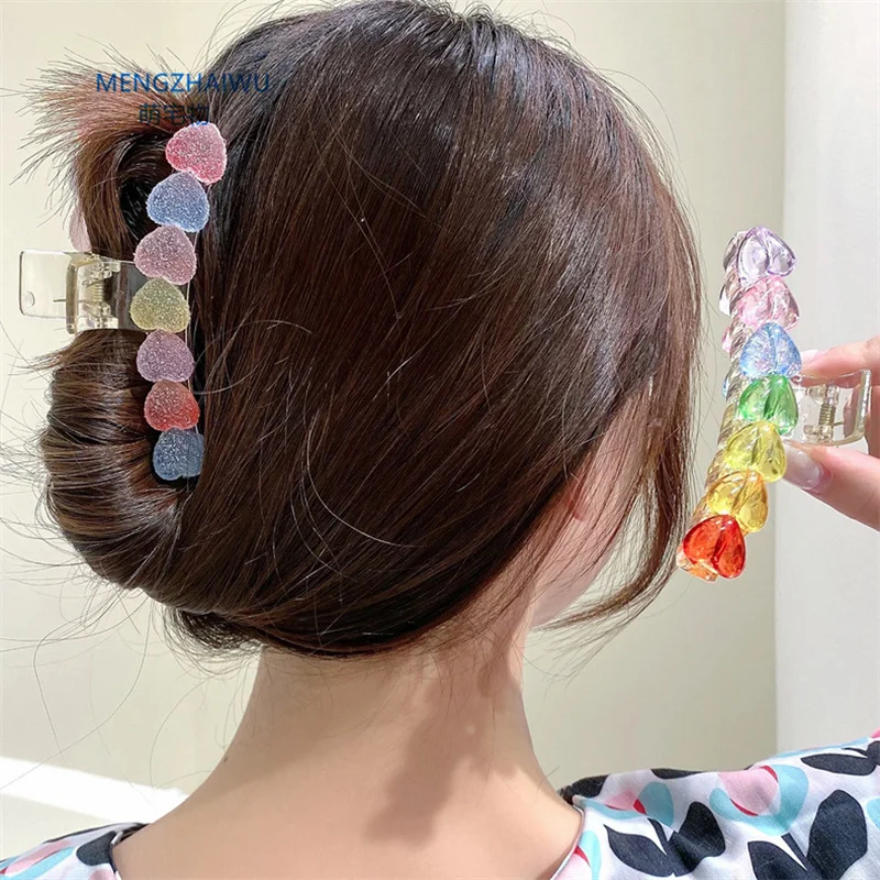 Fashion Designer Hair Accessories Candy Color Claw Hairclips Girls Back  Head Large Hair Clips - Buy Designer Hair Accessories,Claw Hairclips,Large Hair  Clips Product on 