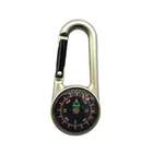 Compass Zinc Alloy Carabiner Compass