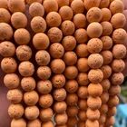 Orange Dark Orange Yellowl Lava Stone 8mm/10mm/12mm/14mm High Quality Loose Smooth Round Bead Strand