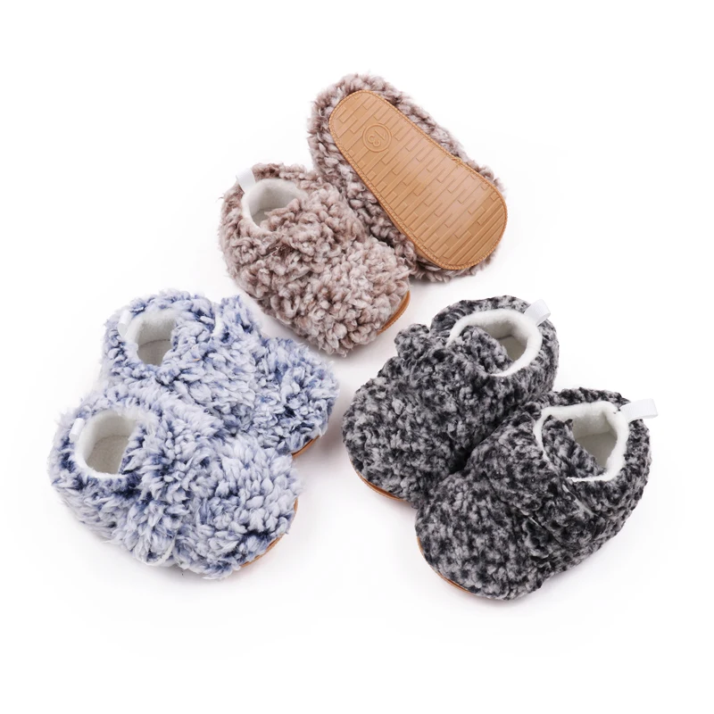 New Autumn and Winter Baby Shoes Thickened Warm Treasure Coral Cotton Walking Shoes manufacture