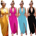 Wedding Dresses Dress 2021 Sexy Ladies Wedding Dresses Backless Split Summer Long Women Maxi Slip Dress