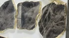 Gemstone Agate Large Crystal Slice Quartz Display Tray Home Decor Homeware Genuine Gemstone Agate Slab